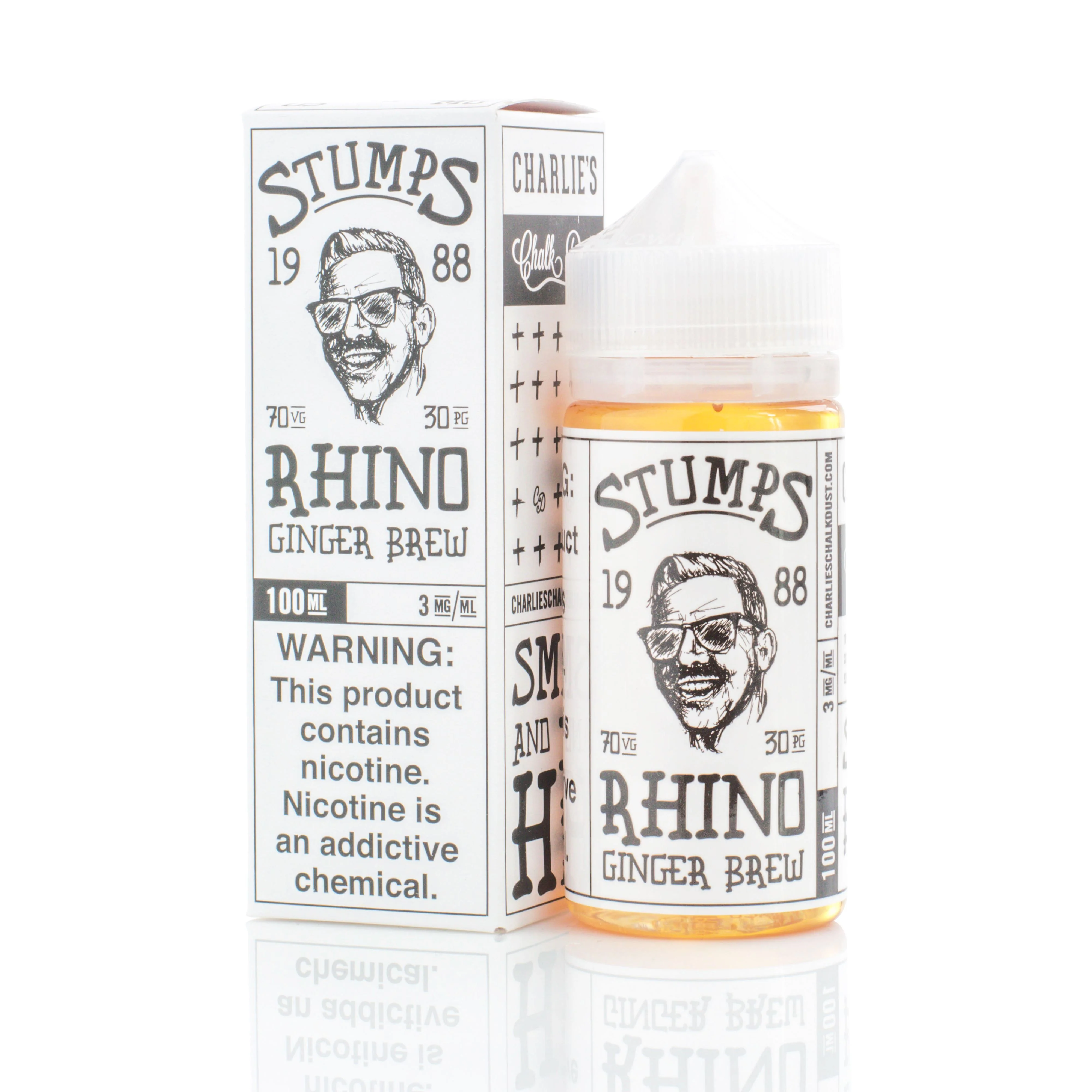 Charlie's Chalk Dust | STUMPS Rhino eLiquid - 100ML \/ 0MG