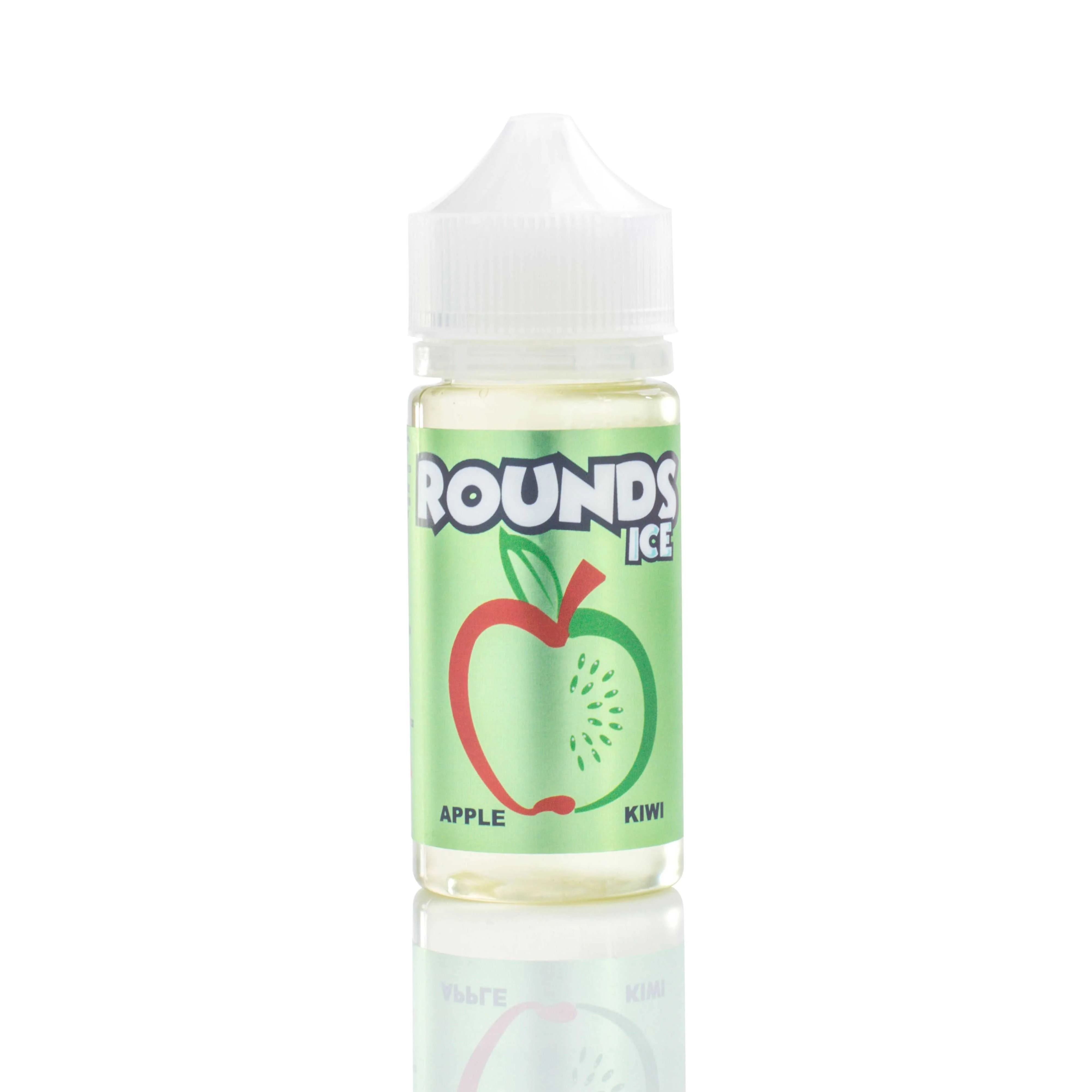 ROUNDS | Apple Kiwi Ice Eliquid - 100ML \/ 0MG