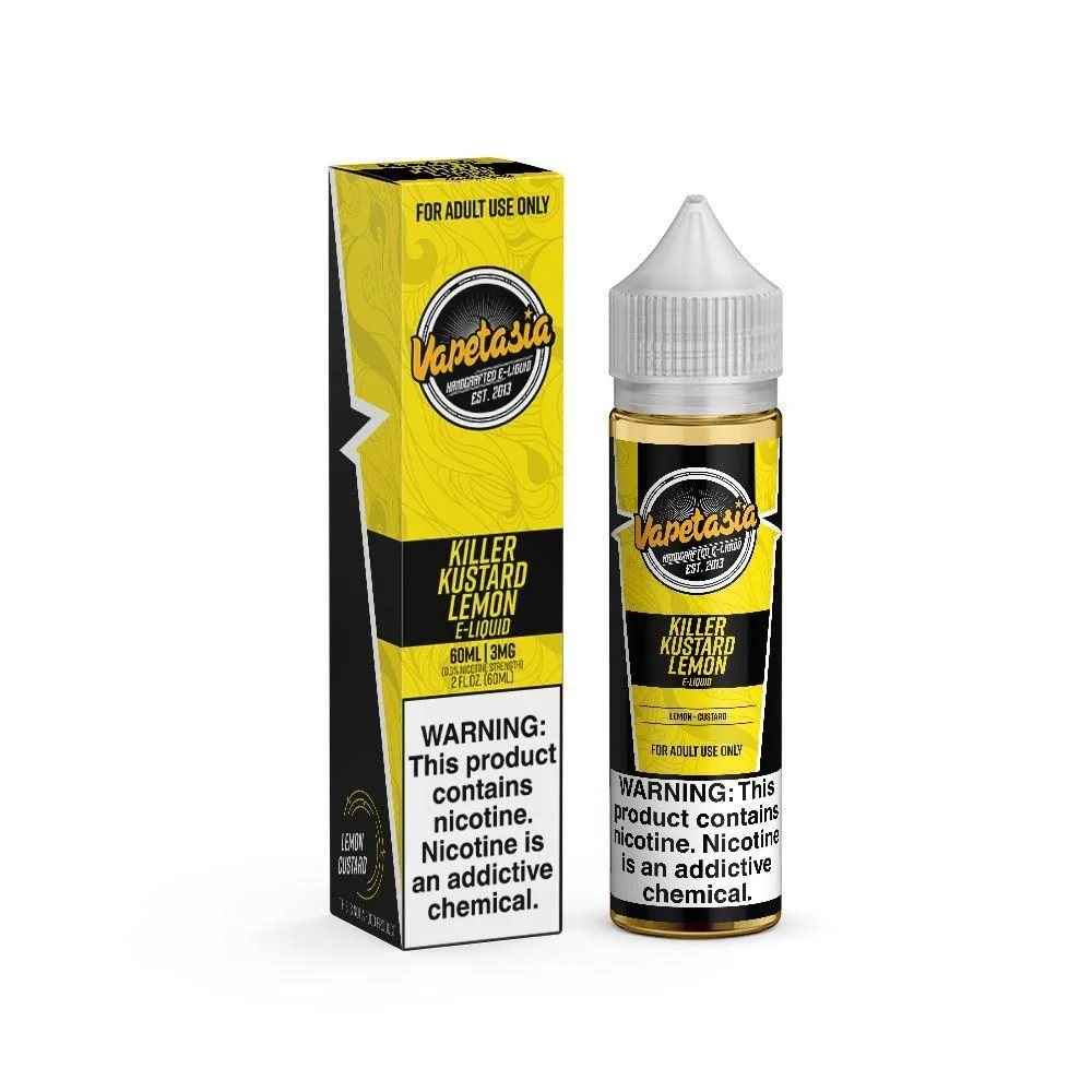 VAPETASIA | Killer Kustard Lemon 60ML eLiquid - 60ML \/ 0MG