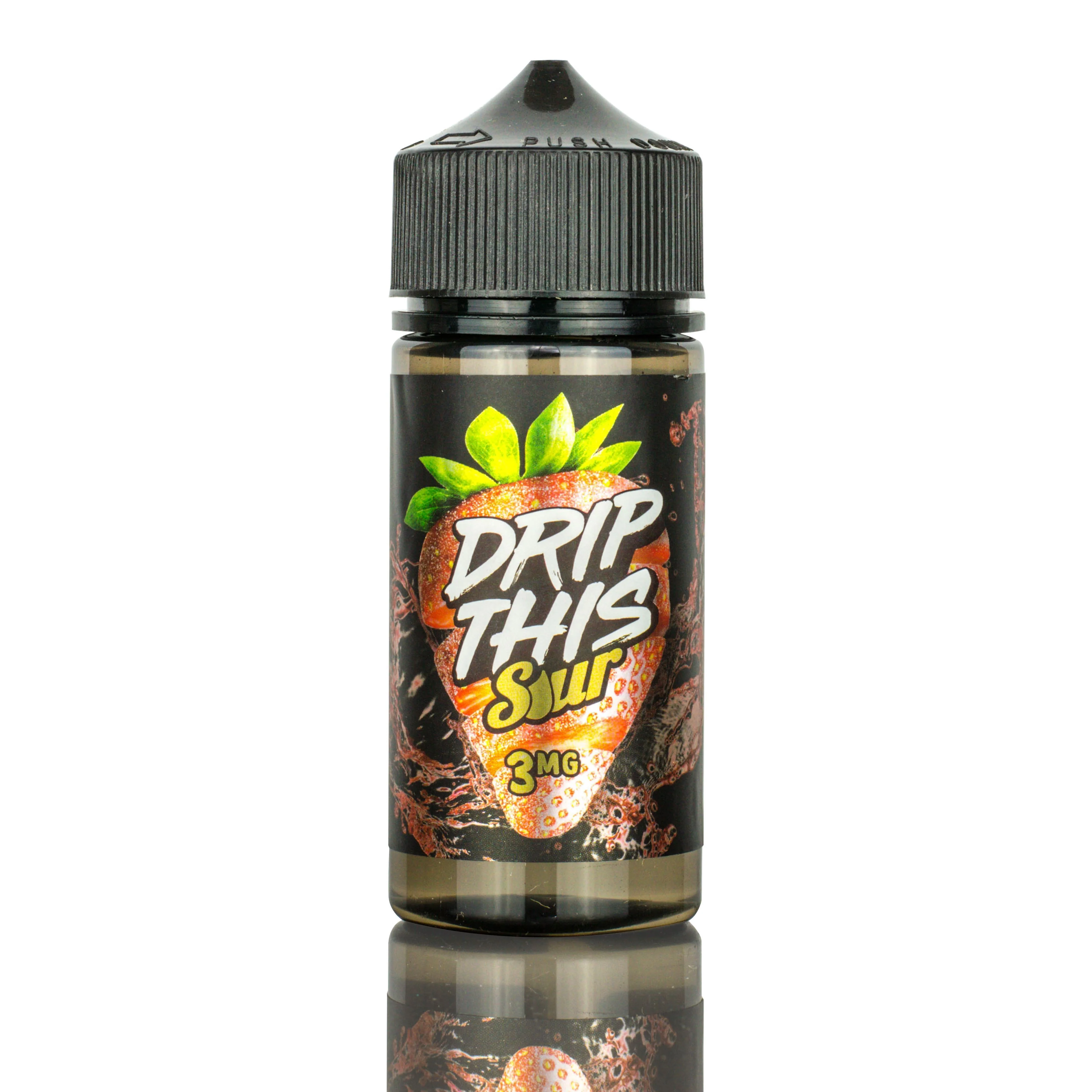 DRIP THIS | Sour Strawberry eLiquid - 100ML \/ 0MG