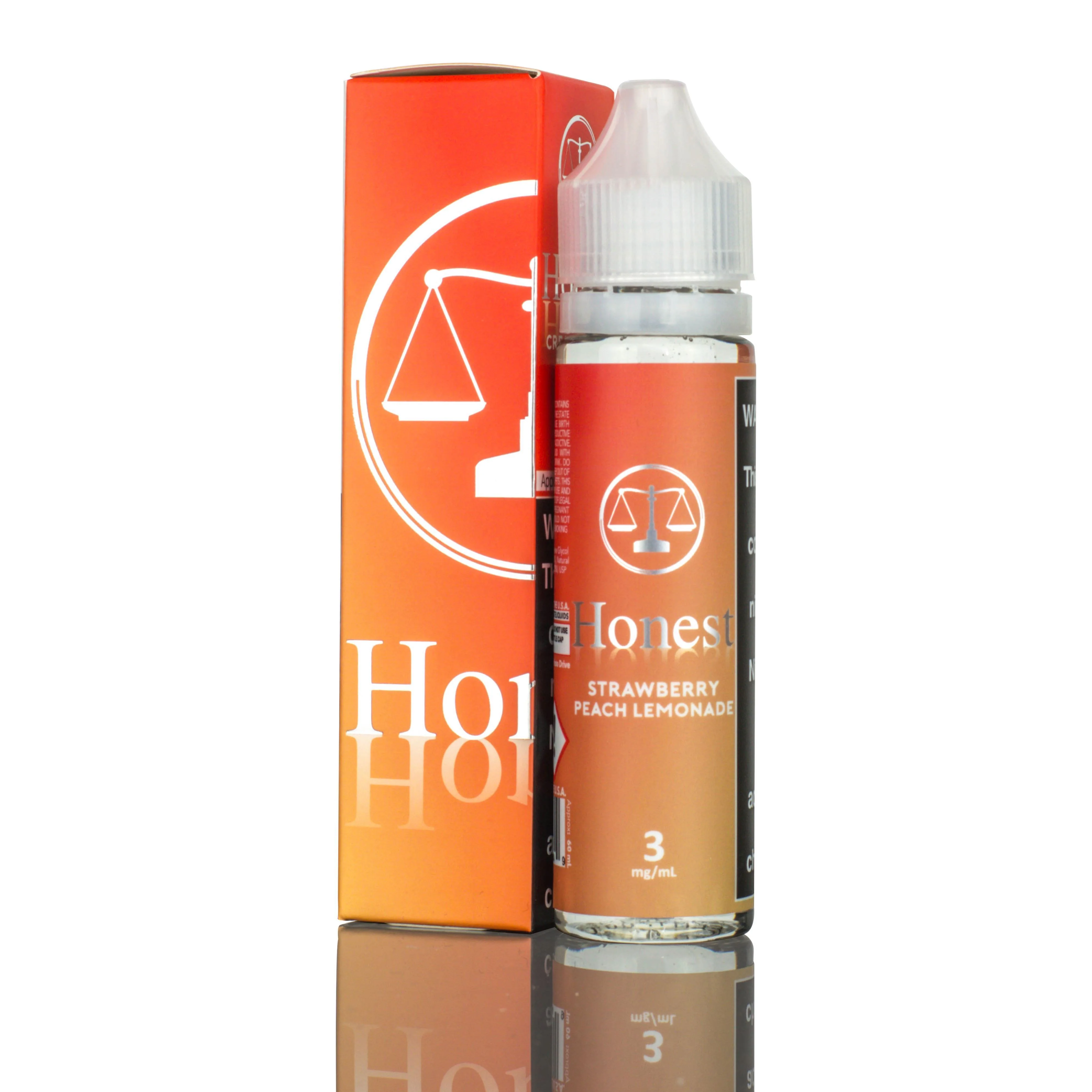 Honest | Strawberry Peach Lemonade eLiquid - 60ML \/ 0MG