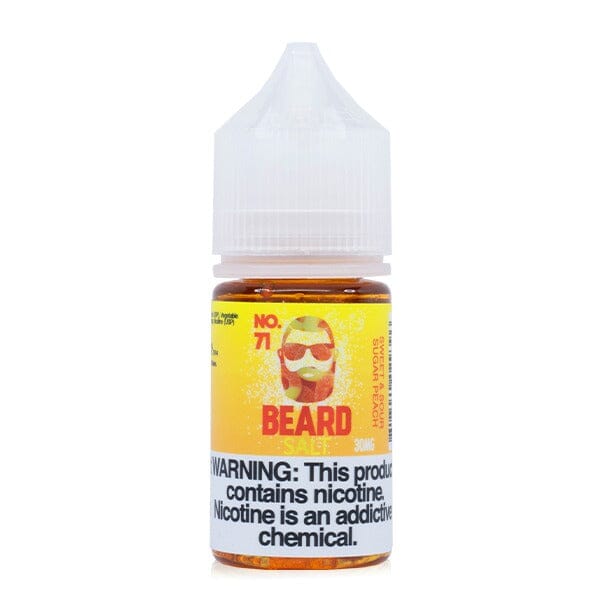 No. 71 Sweet and Sour Sugar Peach by Beard Salts 30ml - 30ML \/ 30MG