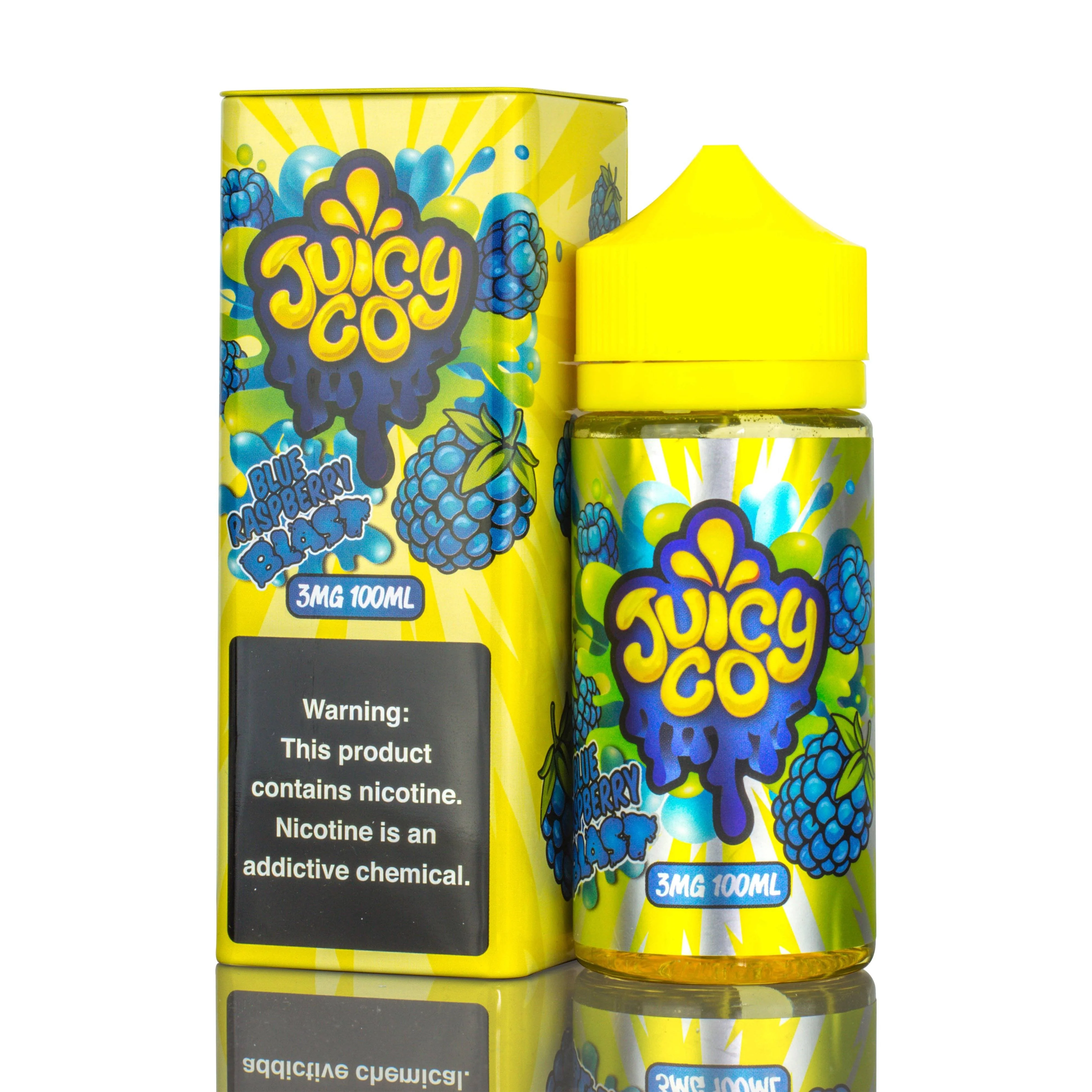 Juicy Co | Blue Raspberry Blast eLiquid - 100ML \/ 0MG