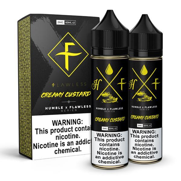 HUMBLE X FLAWLESS | Creamy Custard 120ML eLiquid - 120ML \/ 0MG