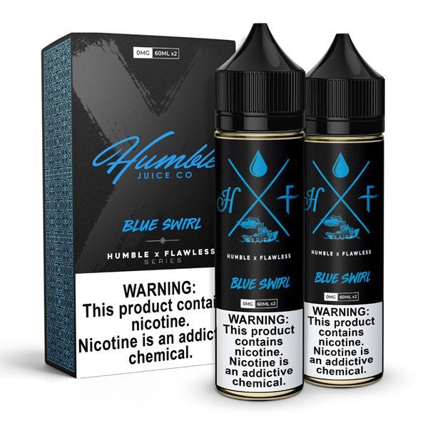 HUMBLE X FLAWLESS | Blue Swirl 120ML eLiquid - 120ML \/ 0MG