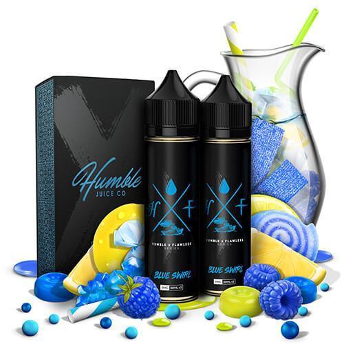 HUMBLE X FLAWLESS | Blue Swirl 120ML eLiquid - 120ML \/ 0MG