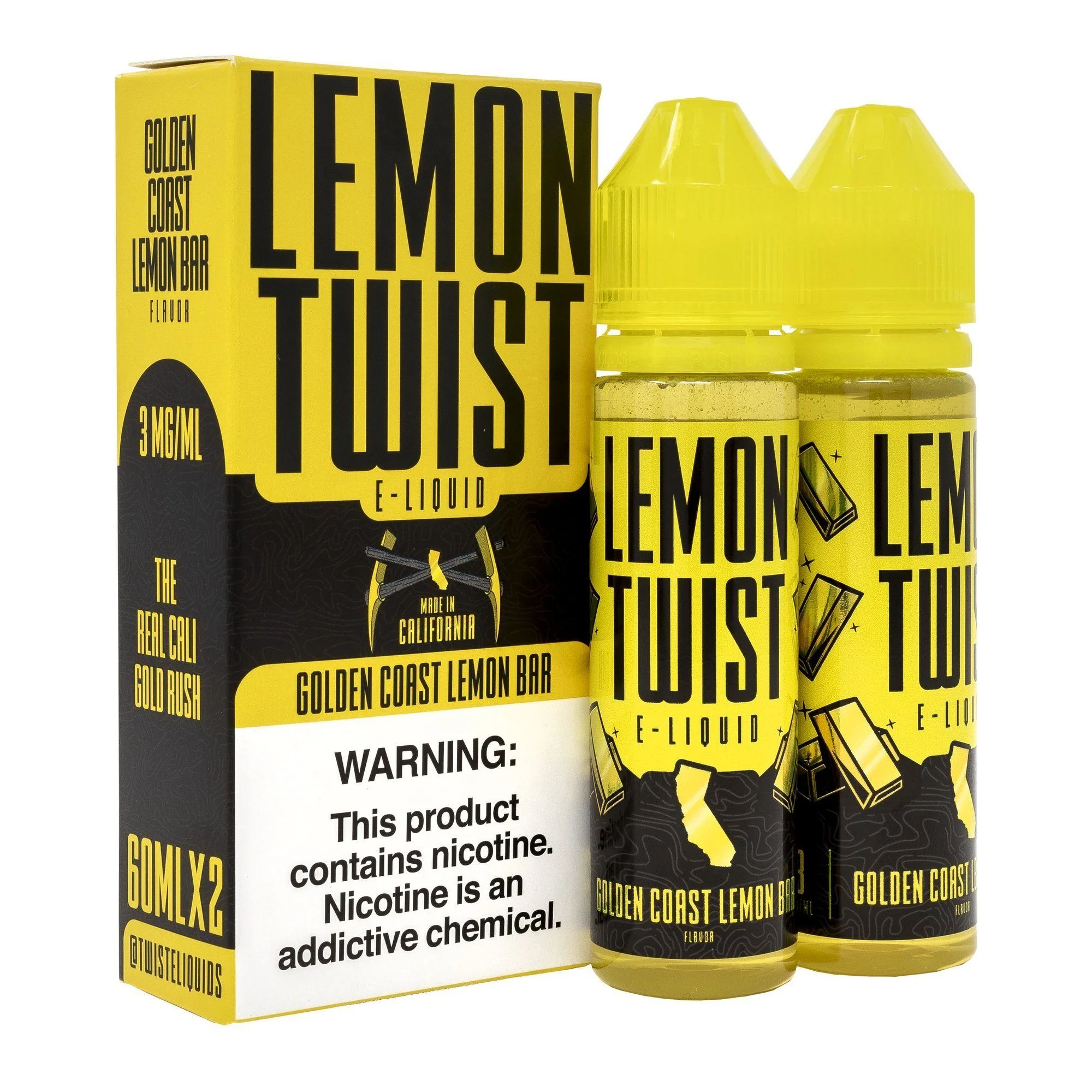 TWIST | Golden Coast Lemon Bar 120ML eLiquid - 120ML \/ 3MG