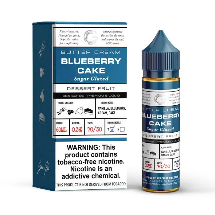 Blueberry Cake by Glas BSX TFN 60ml - 0MG