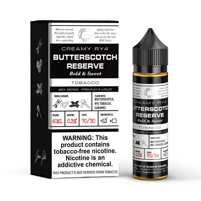 Butterscotch Reserve by Glas BSX TFN 60ml - 0MG