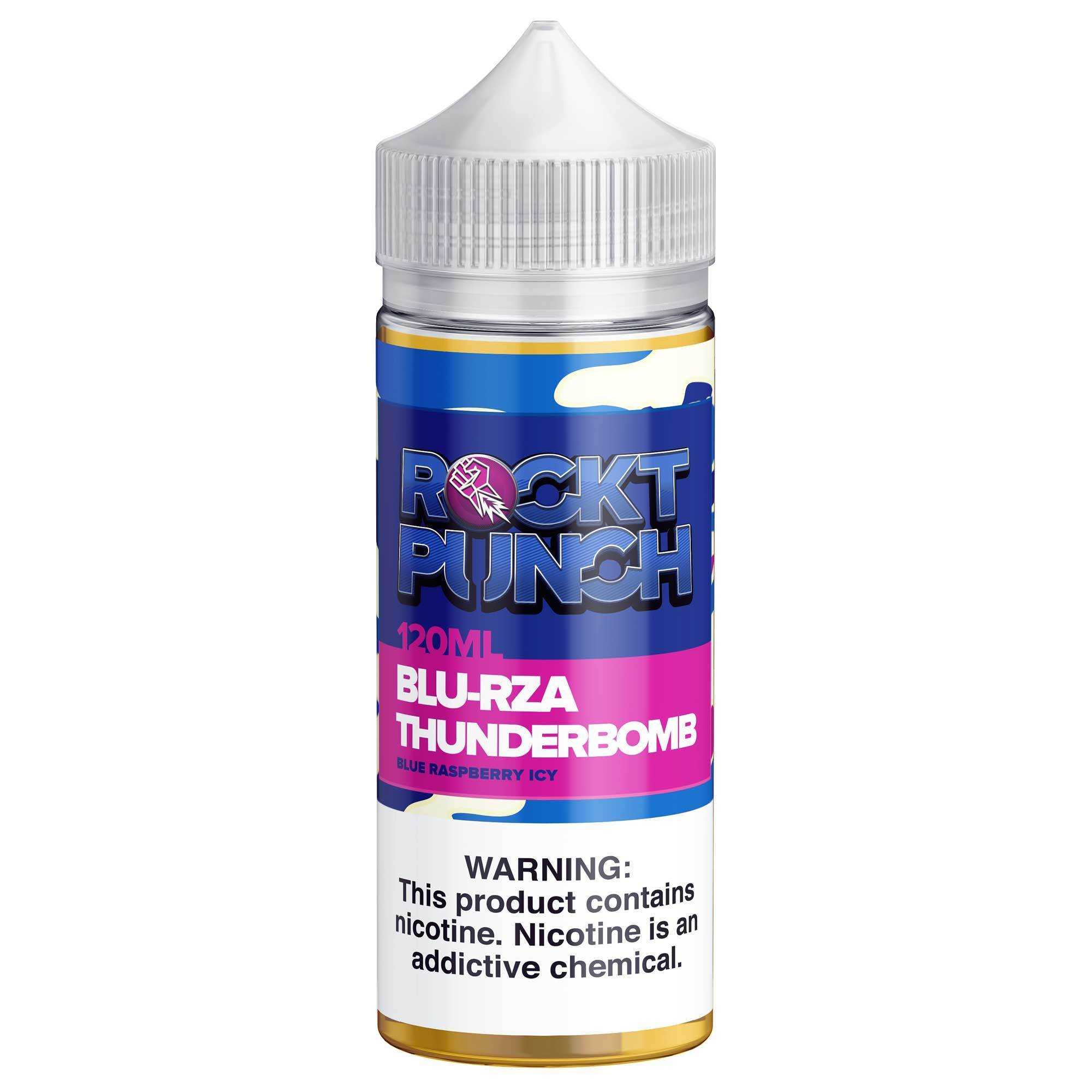 Blu Rza Thunderbomb by Rockt Punch Giant Sized E-Juice 120ml - 120ML \/ 0MG