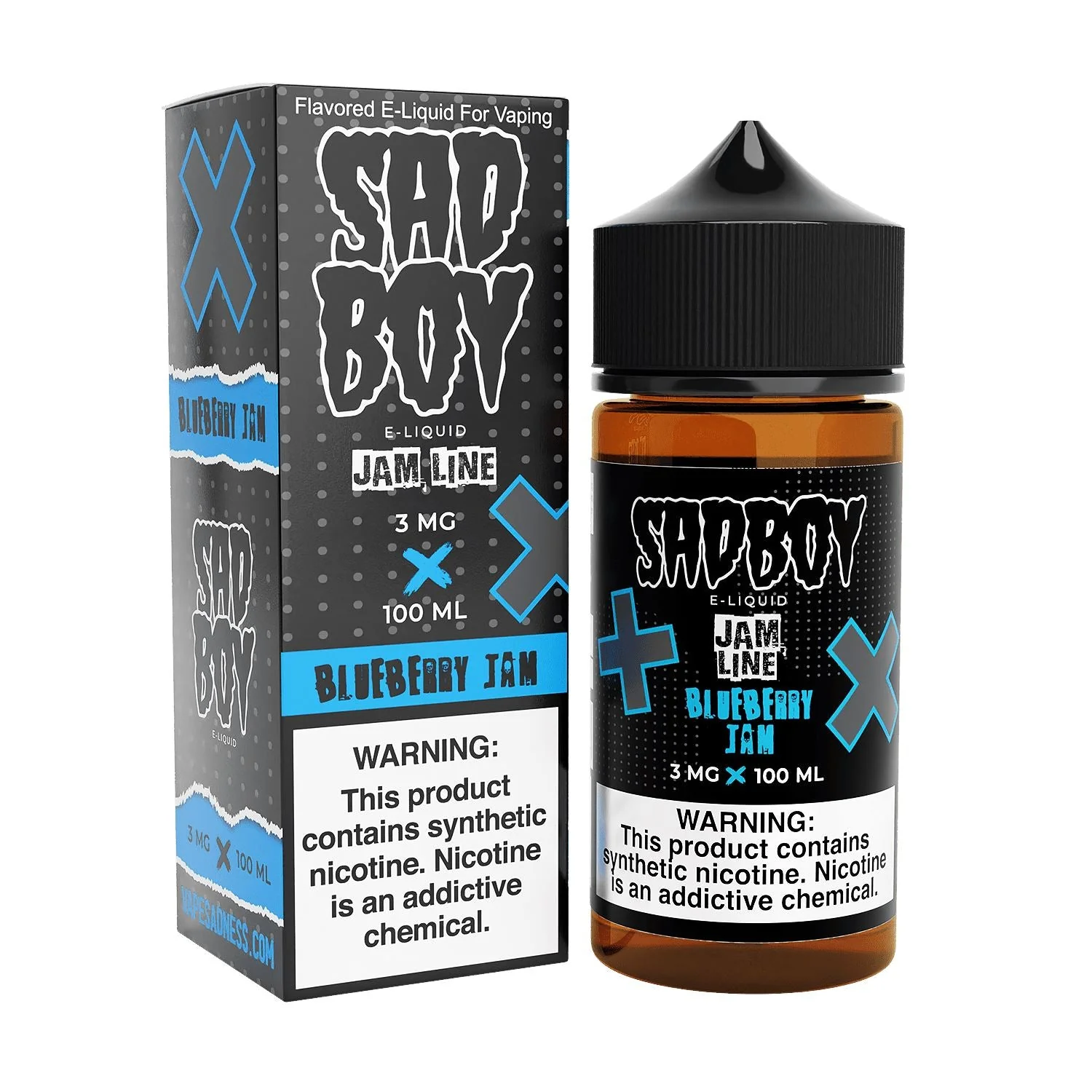 Blueberry Jam Cookie by Sadboy E-Liquid 100ml - 0MG