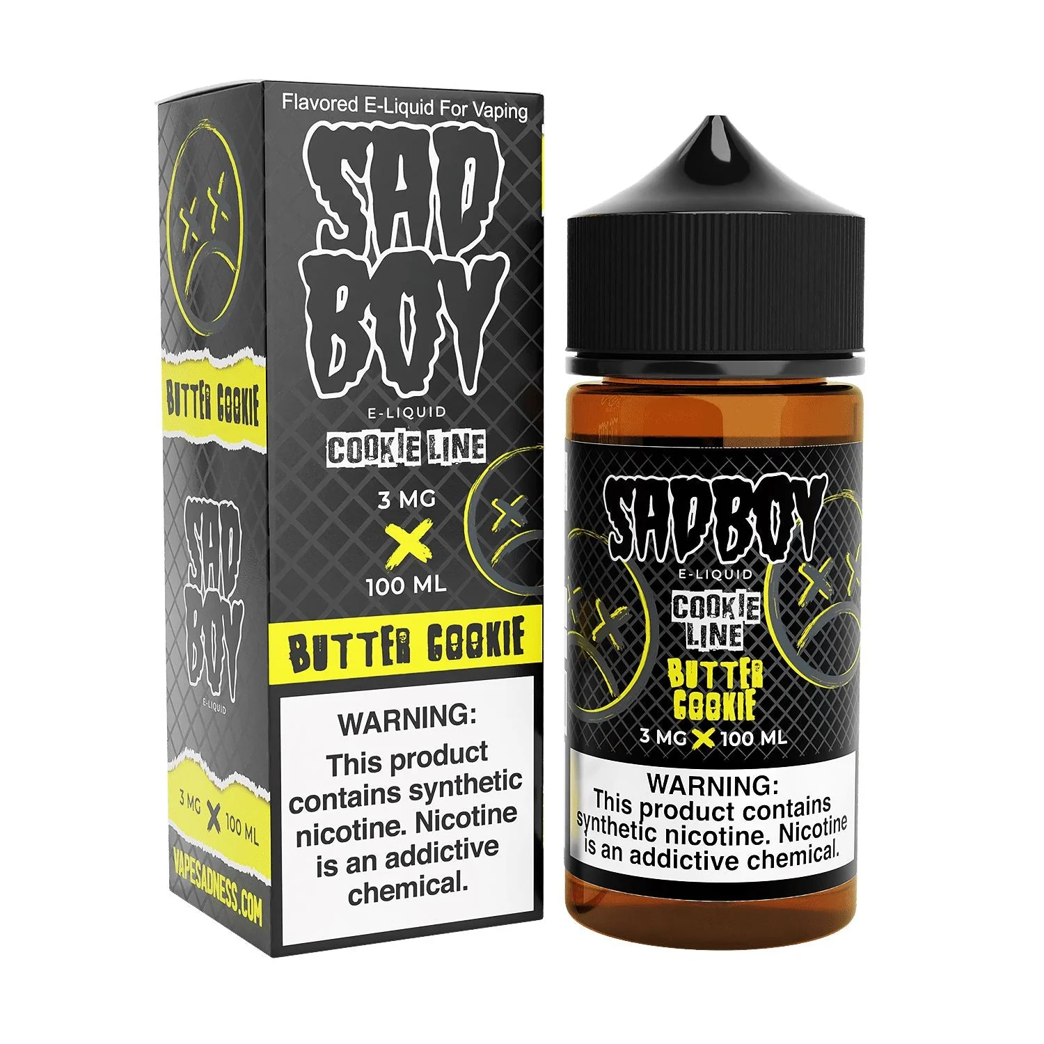 Butter Cookie by Sadboy E-Liquid 100ml - 0MG