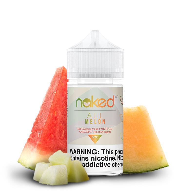 Naked 60mL - All Melon 00mg - 0mg