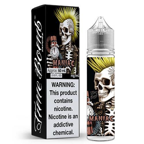 Time Bomb Vapors | Maniac 60ML Eliquid - 60ML \/ 0MG