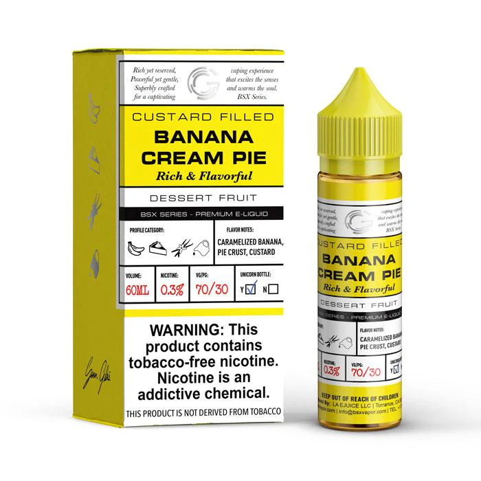 Banana Cream Pie by Glas BSX TFN 60ml - 0MG