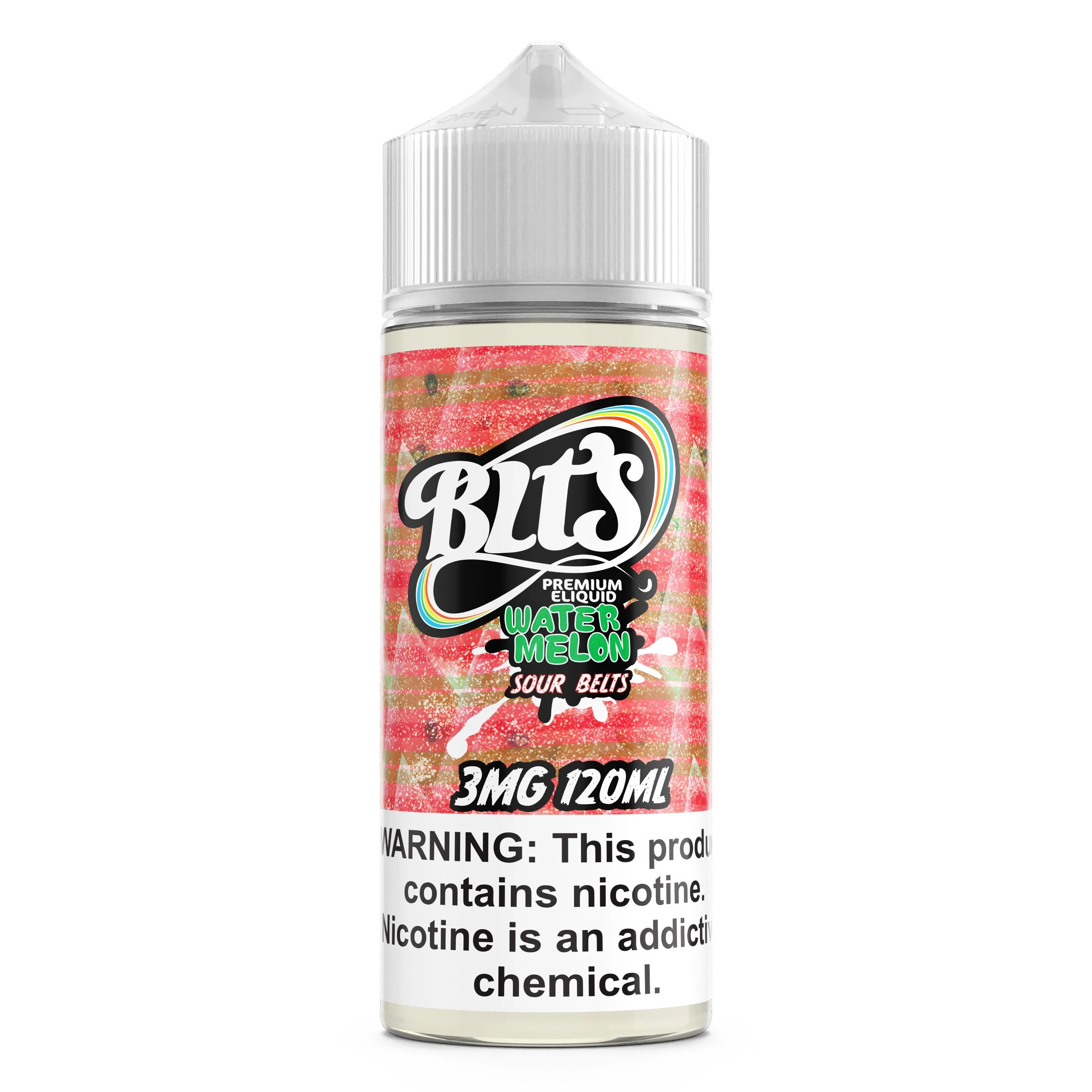 Watermelon Sour Belts by BLTS 120ml - 120ML \/ 0MG