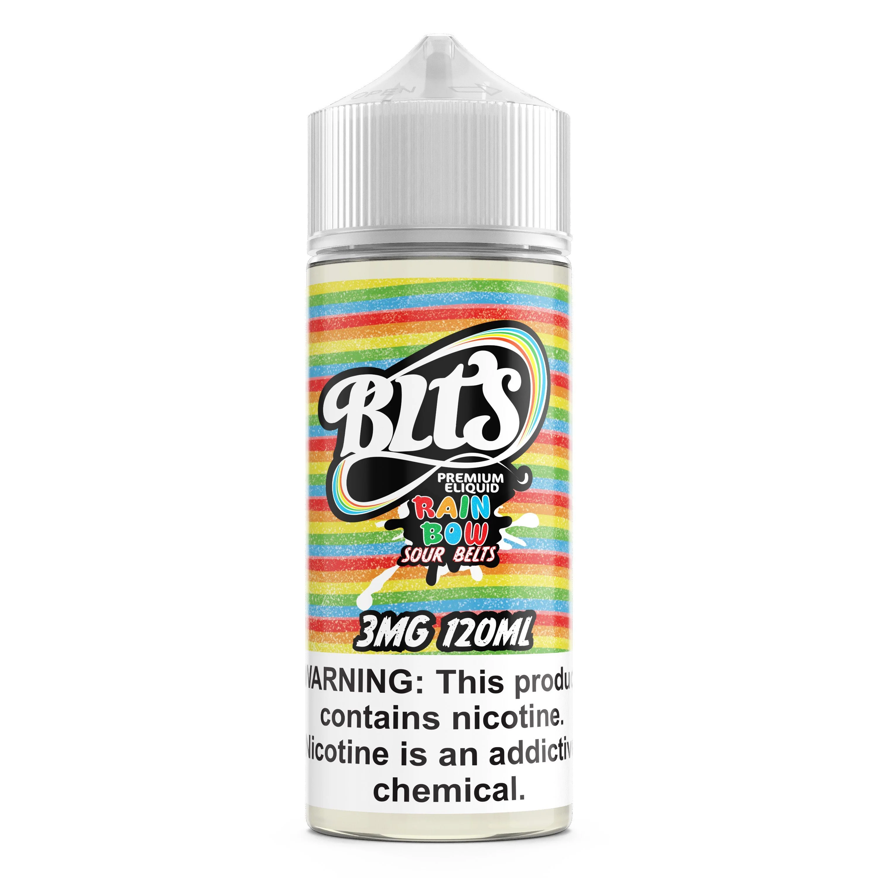 Rainbow Sour Belts by BLTS 120ML - 120ML \/ 0MG