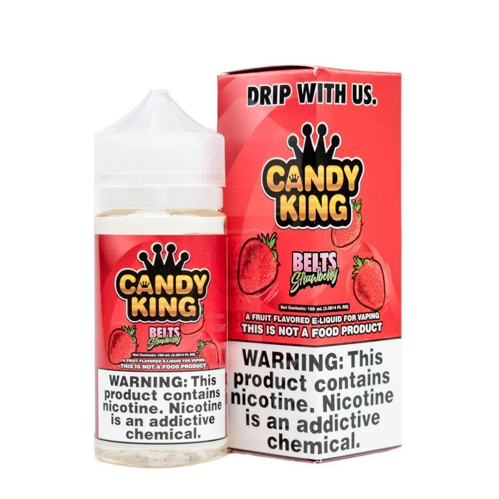Strawberry Belts by Candy King 100ml - 100ML \/ 0MG