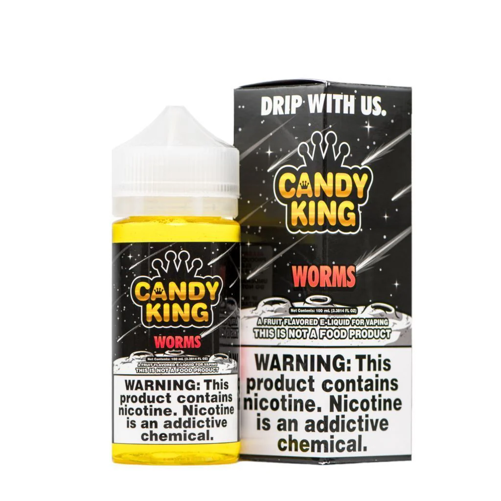 Sour Worms by Candy King 100ml - 100ML \/ 0MG