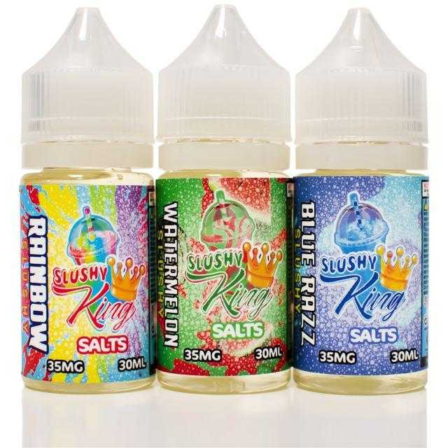 SLUSHY KING SALTS COLLECTION 30ML ELIQUID - Blue Razz \/ 35MG