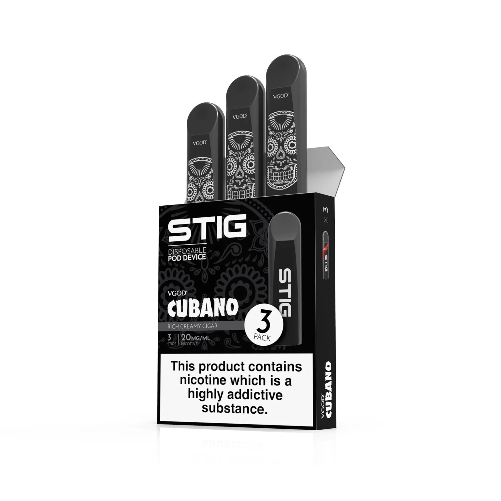 VGOD | STIG Disposable POD Device - 3 Pack - Cubano