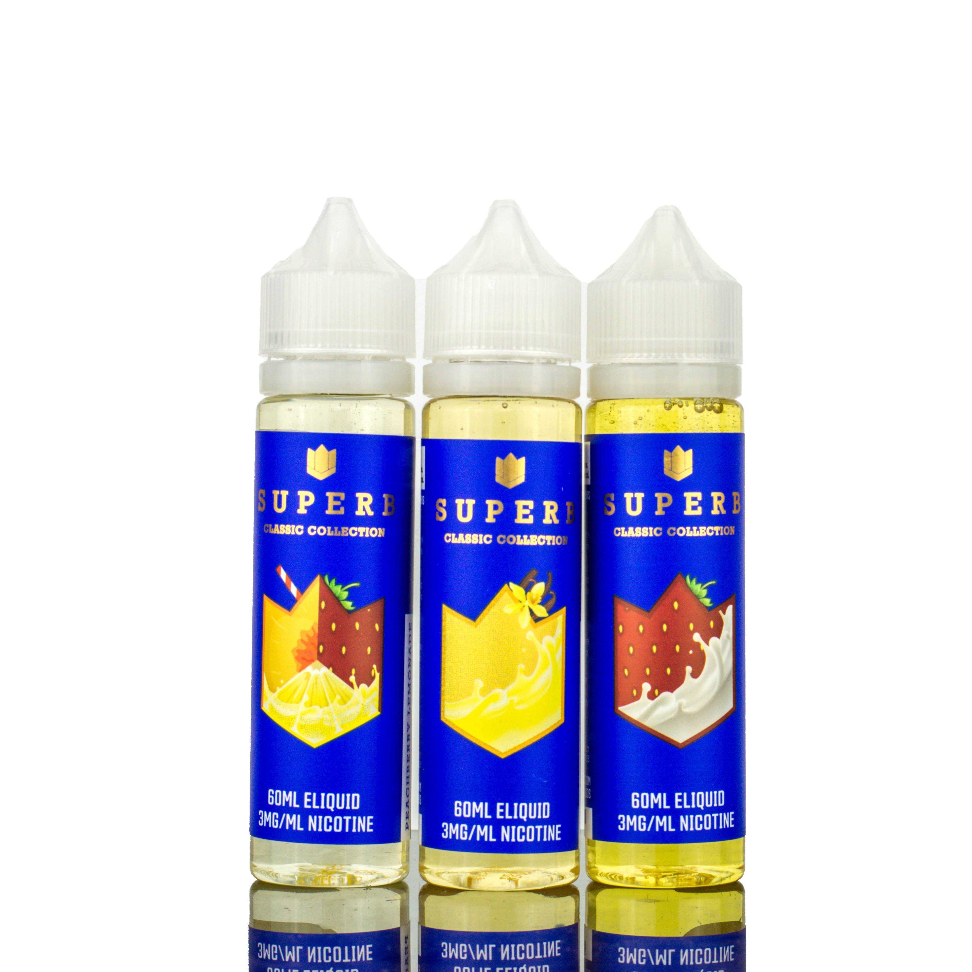 SUPERB CLASSIC COLLECTION 60ML eLiquid - Peachyberry Lemonade \/ 0MG