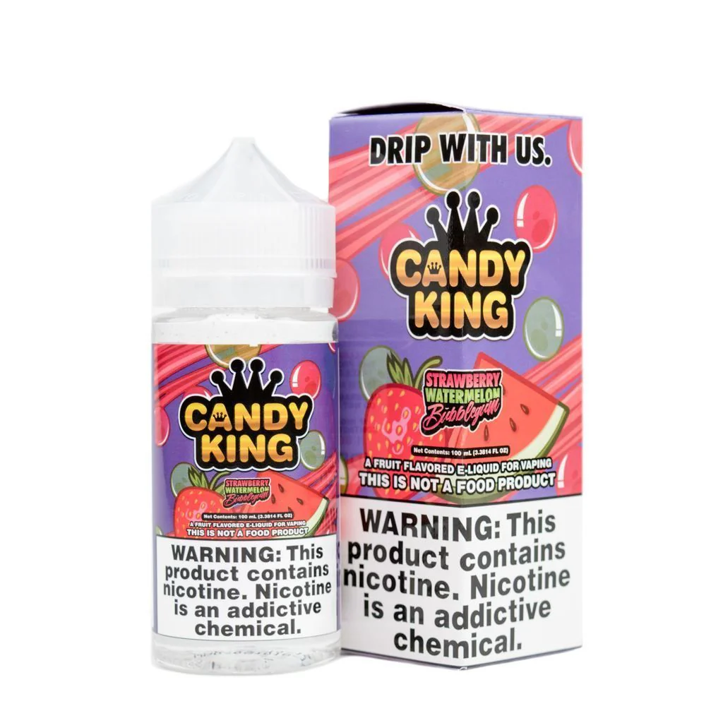 Strawberry Watermelon Bubblegum by Candy King 100ml - 100ML \/ 0MG