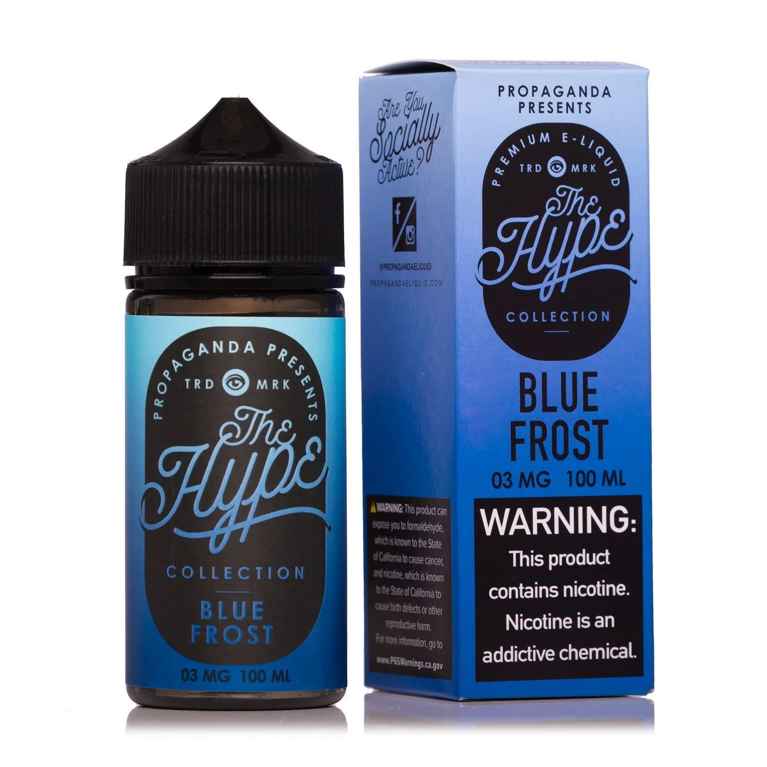Blue Frost by The Hype Collection 100ml - 0MG