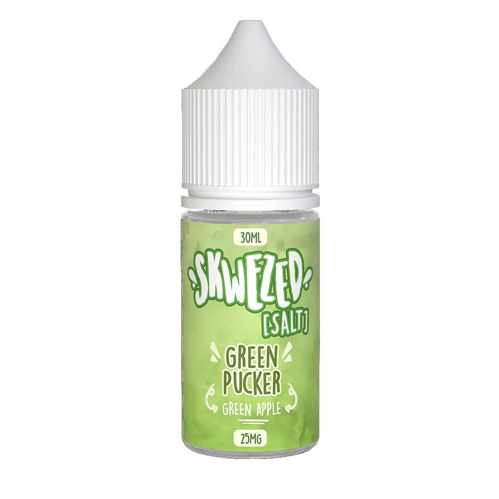 Green Pucker (Green Apple) Salt by Skwezed Salt 30ml - 25MG