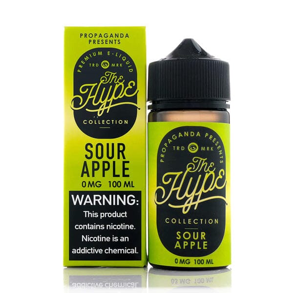 Sour Apple by The Hype Collection 100ml - 0MG