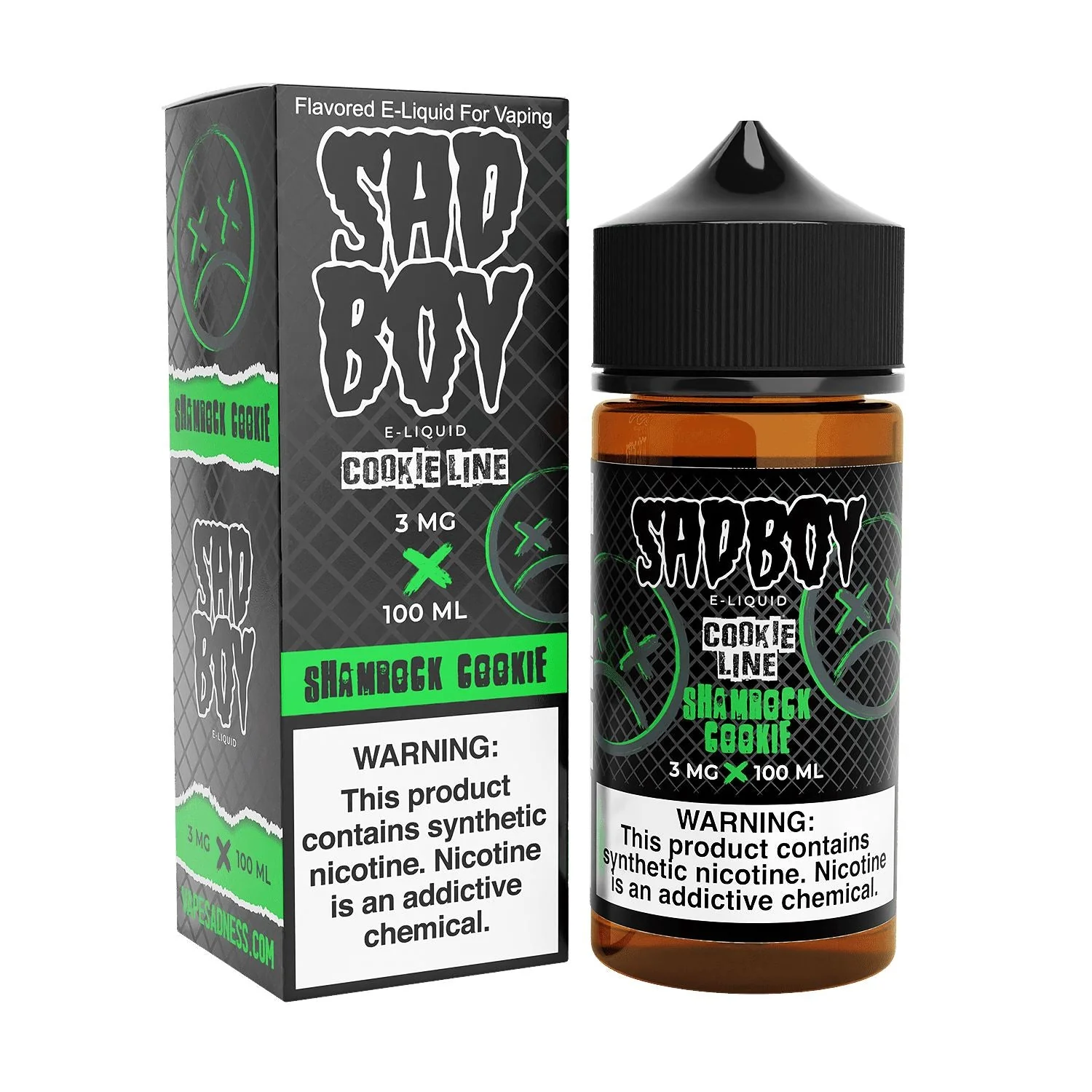 Shamrock Cookie by Sadboy E-Liquid 100ml - 0MG